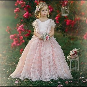 Dollcake Pink Thorn Frock size 7 NWT